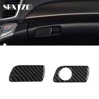 、‘】【’ For Honda Accord 2013-2017 Carbon Fiber Co-Pilot Storage Box Switch Trim Cover Handle Button Frame Stickers Car Styling