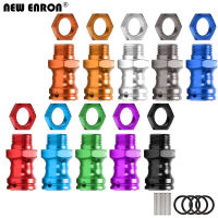 NEW ENRON 4PCS Aluminium Alloy 17mm Wheel Hex 22MM Enhanced Mount Drive Nuts for RC Crawler Car 18 HSP Traxxas HPI Upgrade Part