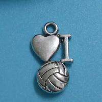 50pcs Fashion I love volleyball Pendant celets Necklace Jewelry Accessories Fast shipping