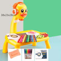 Drawing Projector Table Trace and Draw Painting Learning Projecting Toy for Kids Children