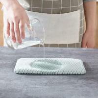 Microfiber Thicken Double Layer Kitchen Dish Cloth Tableware Cleaning Towel