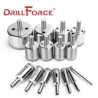 Drillforce 3-120mm Diamond Hole Saw Core เจาะบิตสําหรับกระเบื้องแก้วหินอ่อนหินแกรนิต (3/4/5/6/8/10/20/30/40/50/60/70/80/90/100/120mm)