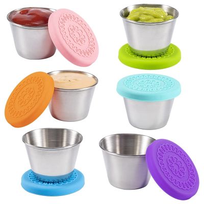 Salad Dressing Container Small Containers to Go Condiment Container with Lids Leakproof