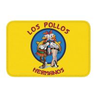 【CW】 Brothers Los Pollos Hermanos Front Door Anti-Slip Dry Breaking Bad Doormat Bedroom Entrance Rug