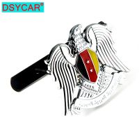 DSYCAR Chrome Metal Germany Eagle Logo Car Front Grille Emblem Sticker Decal For Car SUV Truck