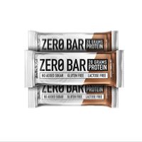 BiotechUSA Zero Bar Protein Bar Double Chocolate 50g. ไบโอเทคโปรตีนบาร์ ชนิดแท่ง รสดับเบิ้ลช็อคโกแลต 50กรัม