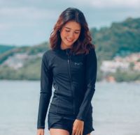 BLACK JACKET RASHGUARD