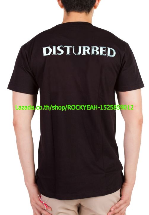 เสื้อวง-disturbed-เสื้อเท่ห์-แฟชั่น-ดิสเทิร์บ-ไซส์ยุโรป-rdm775