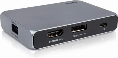 CalDigit USB-C Gen2 10Gb/s SOHO Dock - Up to 4K 60Hz, HDMI 2.0b, HDR, DisplayPort 1.4, 10Gb/s USB A &amp; USB C, UHS-II microSD and SD Card Readers, Bus Power and Passthrough Charging Support