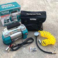 ( Pro+++ ) คุ้มค่า TOTAL 12-13V 120PSI ปั๊มลมมินิ ปั๊มลม ระบบจ่ายไฟ 12-13.5V 18A เหมาะสำหรับพกพาติดรถยนต์ มีขนาดเล็ก กะทัดรัด ราคาดี ปั้ ม ลม ถัง ลม ปั๊ม ลม ไฟฟ้า เครื่อง ปั๊ม ลม