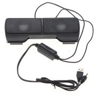 2020 USB2.0 Stereo Speaker Clip-On Mini Speaker Speaker 3.5mm Audio Jack Portable PC Volume Control Soundbar Notebook Computer