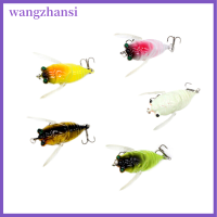 Wangzhansi เหยื่อตกปลาซิเคด้าเบส4ซม. เหยื่อล่อแบบเหวี่ยง1ชิ้น