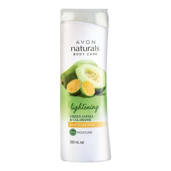 Avon Naturals Lightening Green Papaya & Calamansi Lotion 200ml Lazada PH