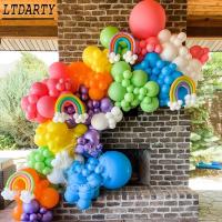 234pcs rainbow color latex balloon garland arch kit wedding birthday holiday party background balloon decoration supplies worldw