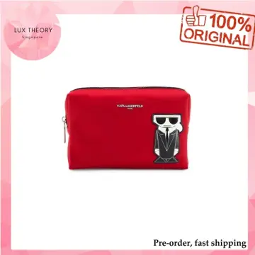 100% Authentic Karl Lagerfeld Laptop Sleeve Clutch, Luxury, Bags & Wallets  on Carousell