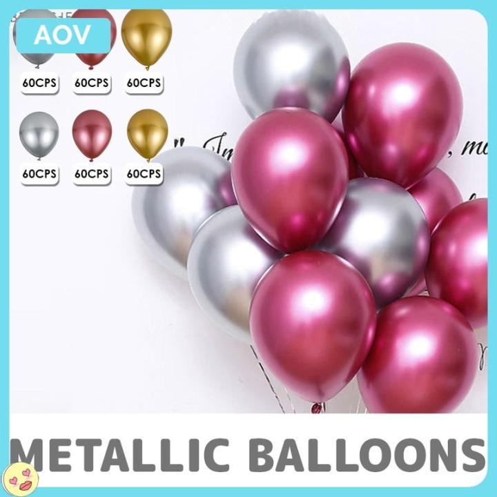 Thick Balloons Metallic Latex Balloons Decoration Birthday Wedding ...