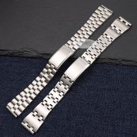 19mm Stainless Steel Watch Band 19mm Strap Wristband Watch Strap Depolyment Watch Buckle Replacement Wrist Belt For Seiko