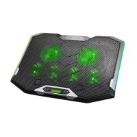 EGA Type CP1 RGB Gaming Cooling Pad พัดลมโน๊ตบุ๊ค - ดำ