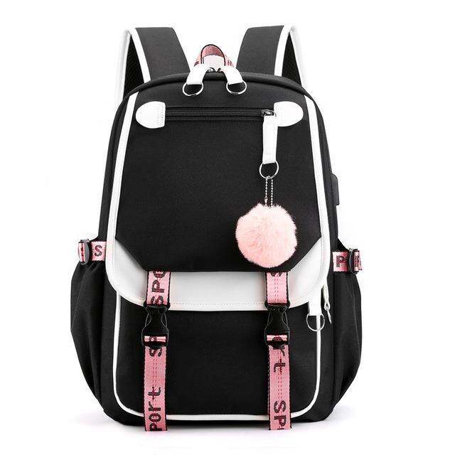 large-school-bags-for-teenage-girls-usb-port-canvas-schoolbag-student-book-bag-fashion-black-pink-teen-school-backpack