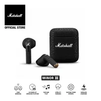 Marshall หูฟังTrue wireless - Minor III Black - รับประกัน 1 ปี + ส่งฟรีทั่วไทย