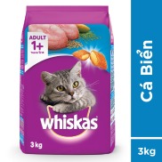 Thức ăn mèo Whiskas vị cá biển túi 3kg