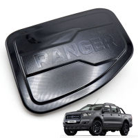 ครอบฝาถังน้ำมัน สีดำเงา Black Fuel Oil Tank Cap Cover Ranger XLT Wildtrak Ford ปี 2012 - 2019 มีบริการเก็บเงินปลายทาง