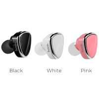 ของแท้ 100% หูฟังบลูทูธ Hoco E7+ (สีชมพู) Bluetooth V4.2 หูฟังไร้สายแบบข้างเดียว Premium Earphone