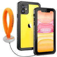 Inkolelo เคสกันน้ำสำหรับ iPhone 11พร้อมสายคล้องลอยดำน้ำว่ายน้ำ Full Body Heavy Duty Protection กันกระแทกฝาครอบที่ทนทาน