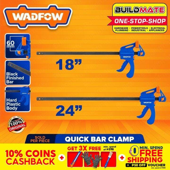 ★WADFOW Quick Bar Clamp 18 Inch 24 Inch SOLD PER PIECE Quick Grip Wood ...