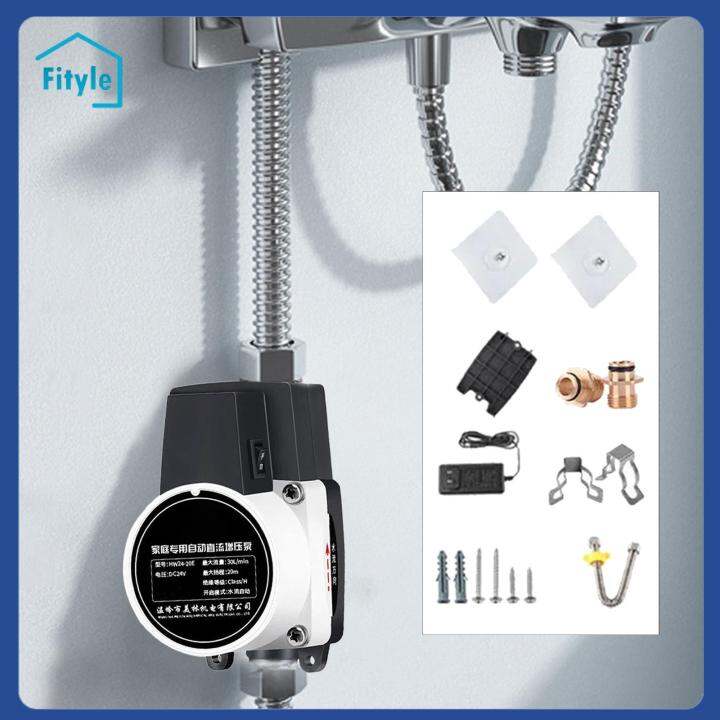 Fityle Water Pressure Booster Pump Circulation Shower Booster Pump 30L
