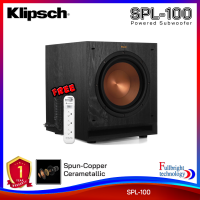 Klipsch SPL-100 Powered Subwoofer ลำโพงซับวูฟเฟอร์ 10 นิ้ว กำลังขับสูงสุด 450 วัตต์ รับประกันศูนย์ไทย 1 ปี แถมฟรี! ปลั๊กไฟ 1 ตัว