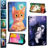 Tablet Case for Samsung Galaxy Tab A8 10.5/A7 Lite 8.7/A 10.1 2019/S5E/S6 Lite/TabA 8.0 /10.5 PU Leather Animal Series Pattern