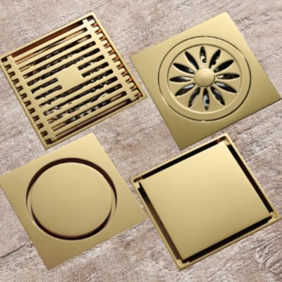 【cw】hotx 4 Inch Insert Drains Invisible Shower Floor Drain /Bathroom Balcony Use Material Drainage