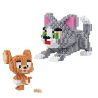 ตัวต่อของเล่น ตัวต่อนาโน ตัวต่อเสริมทักษะ ตัวต่อนาโนแบบเฟือง Linkgo68307 Tom&amp;Jerry 953 pcs งานสวยตั้งโชว์ได้ สำหรับสะสม