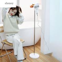 SHENY ที่วางเครื่องเป่าผมสัตว์เลี้ยงพลาสติกแบบพกพา2 In 1ที่ปรับได้เครื่องประดับสุนัขที่จับโทรศัพท์มือถือที่วางไดร์เป่าผมที่แขวนผ้าสำหรับตาก