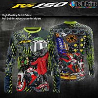 2023 design honda 150  rs full sublimation jersey shirt long sleeves thai look for ridersmotorcycle jersey cycling jersey long shirt，Can be customization