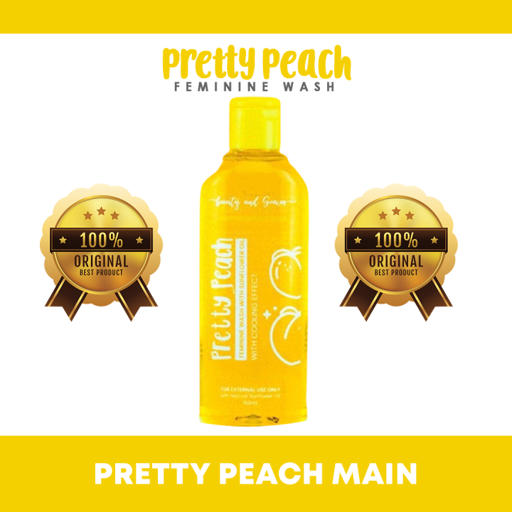 Pretty Peach Feminine Intimate Wash Infused with Sunflower Oil