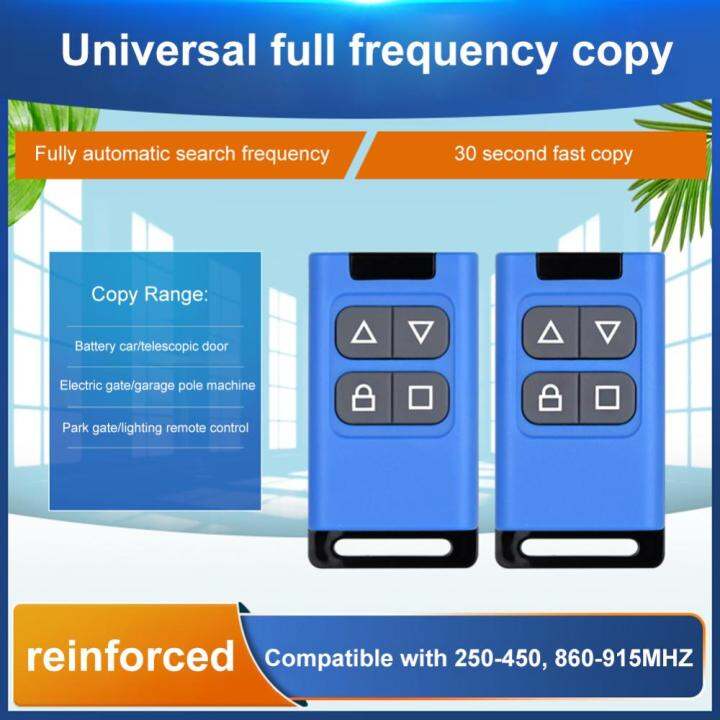 ที่เปิดประตูโรงรถรีโมทคอนโทรลประตูโรงรถ860-915ประตูโรงรถ-mhz-รีโมท-fob-command-กุญแจประตูโคลนเครื่องดึงรหัสเครื่องส่งสัญญาณแบบมือถือ