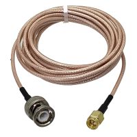 [LWF HOT] ฮ็อตคอนโทรล♈1Pcs RG316 SMA ชายปลั๊ก BNC ชายปลั๊ก Crimp RF Coaxial Jumper Pigtail Cable Terminal สำหรับวิทยุเสาอากาศ4นิ้ว20M