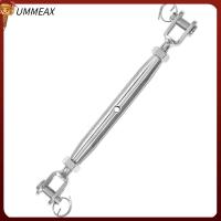 UMMEAX M6 (1/4 ") 6mm ข้อต่อสายลวด ขากรรไกรและขากรรไกร สไตล์ยุโรป ตัวปรับความตึงลวดข้อต่อ ที่มีคุณภาพสูง 316สแตนเลสสตีล สายรัดแน่น ลวดผ้าม่าน/ราวตากผ้า/ราวบันได