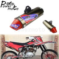 For Honda CRF150F CRF230F CRF 150 250 150F 250F 2003-2016 Motocross Exhaust Muffler Silencer Racing Tail Pipe System Dirt Bike