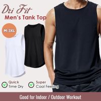 Mens Performance Tank Top / Gym Exercise Basketball Running Jogging Sleeveless Top / Dri Fit Singlets / Mens Sports Wear