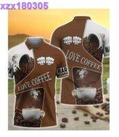 Holatshirt Barista Coffe 3D Polo Shirt gifts for father