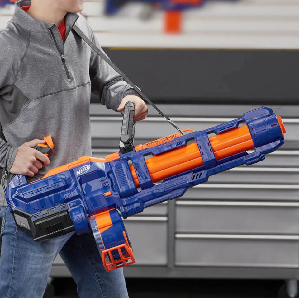 Nerf N-Strike - Elite - Titan CS-50 - E4026 - Hasbro - Real Brinquedos