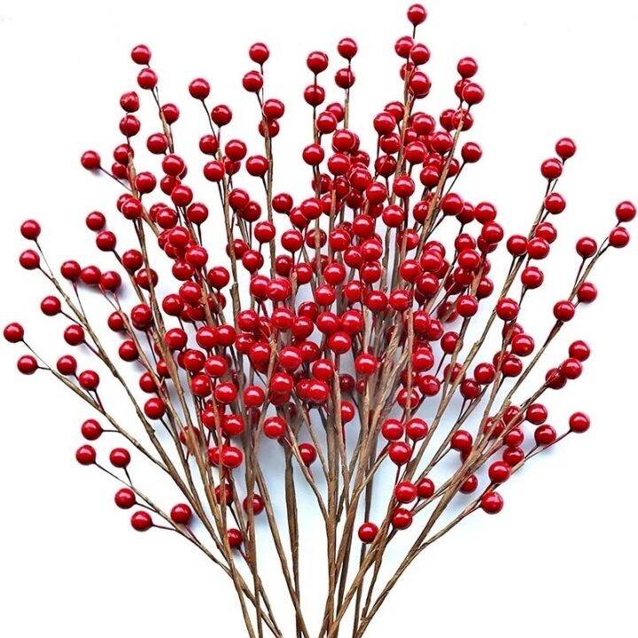 1pcs-red-berry-branch-fortune-fruit-artificial-flower-diy-christmas-wedding-table-decoration-valentines-day-gifts