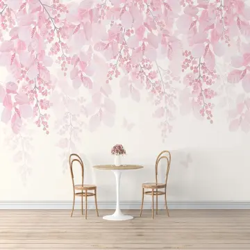 New 3D Wallpaper Mural Flower Romantic Cherry Blossom Tree Wall Home  Decoration