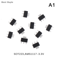 ?Best Buyle 10PCS SOT223 Voltage Regulator Chip IC AMS1117-3.3V AMS1117-5.0V AMS1117-2.5V AMS1117-1.8V AMS1117-1.5V AMS1117-1.2V AMS1117