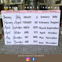 Monthly Planner Sticker