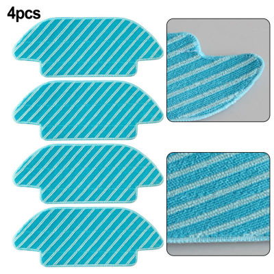 4Pcs Mop Cloths Pads สำหรับ Shellbot SL60เครื่องดูดฝุ่นเปลี่ยน Mopping Cloths อุปกรณ์เสริม Sweeper Part อุปกรณ์ทำความสะอาดบ้าน