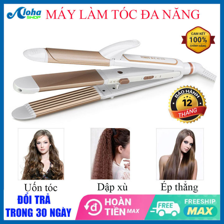 Máy làm tóc đa năng 3 in 1 Kemei KM-8851: Khám phá sức mạnh của máy làm tóc đa năng 3 in 1 Kemei KM-8851 để tạo ra những kiểu tóc độc đáo và thời thượng. Với đầu làm nóng chống dính, máy Kemei KM-8851 sẽ không làm hư tổn tóc của bạn. Thiết kế gọn nhẹ và thời trang của Kemei KM-8851 mang lại cho bạn trải nghiệm sử dụng tuyệt vời. Hãy để tóc của bạn trở nên rực rỡ hơn với sự trợ giúp của Kemei KM-8851!